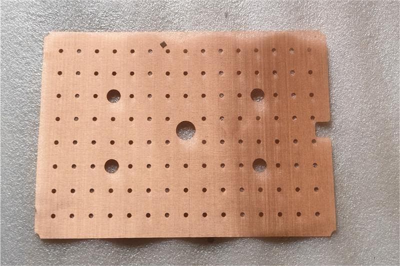 Perforating on copper mesh